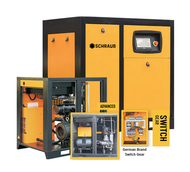 High-Efficiency PM-VSD Compressor